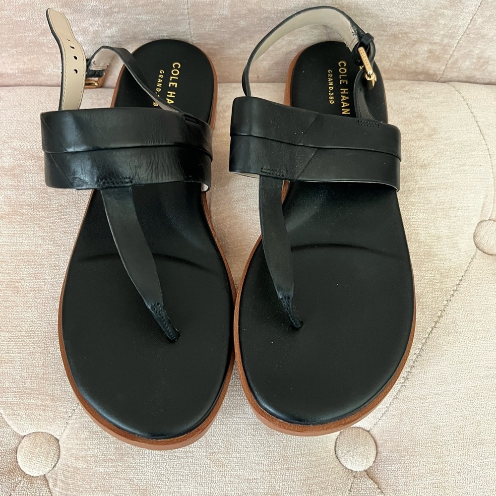 Cole Haan sandals size 7 Black